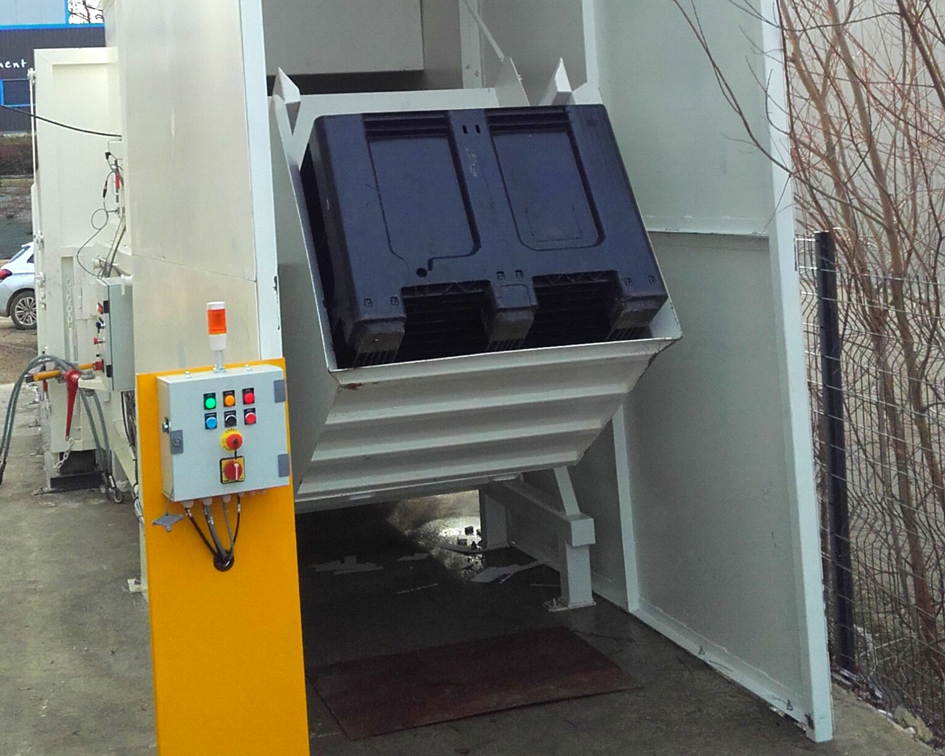 Compacteur poste fixe P100 - P1000 compact pour déchets secs - Sacria